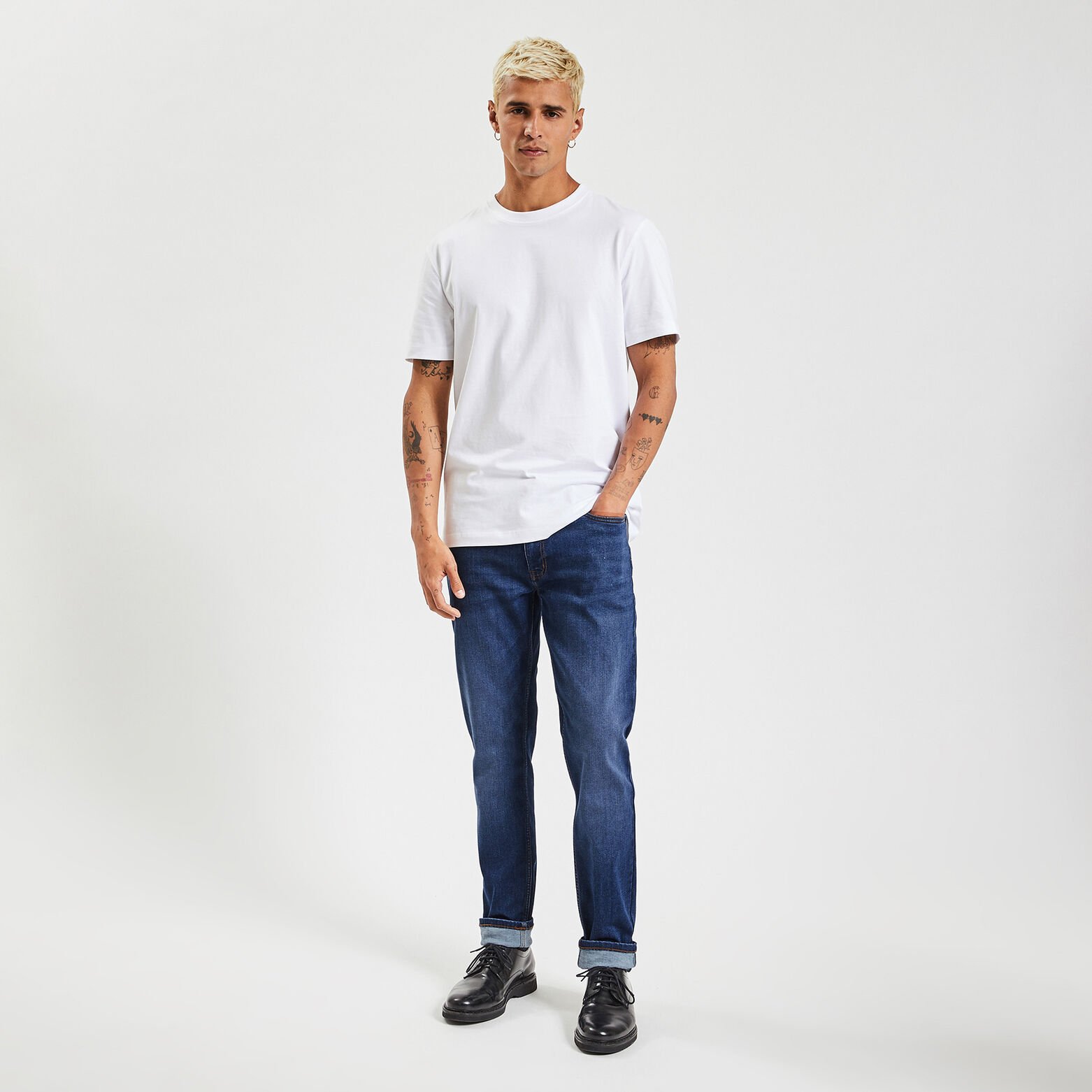 Jean slim urbanflex 4 longueurs Bleu