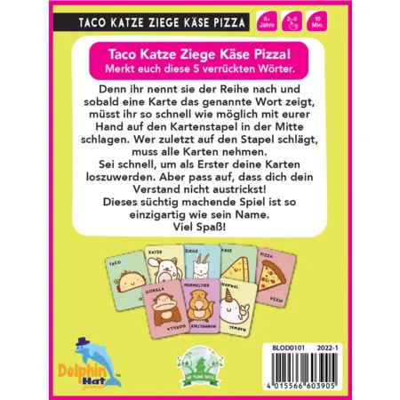 Asmodee Blue Orange Taco Katze Ziege Käse Pizza