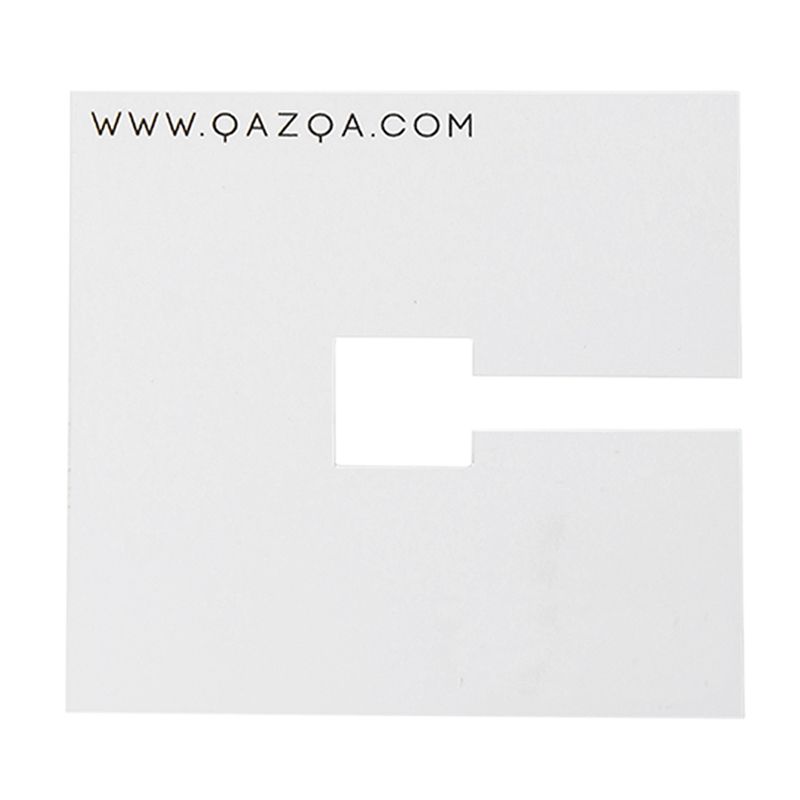 Vierkant afdekplaatje 10x10cm wit RAL 9016