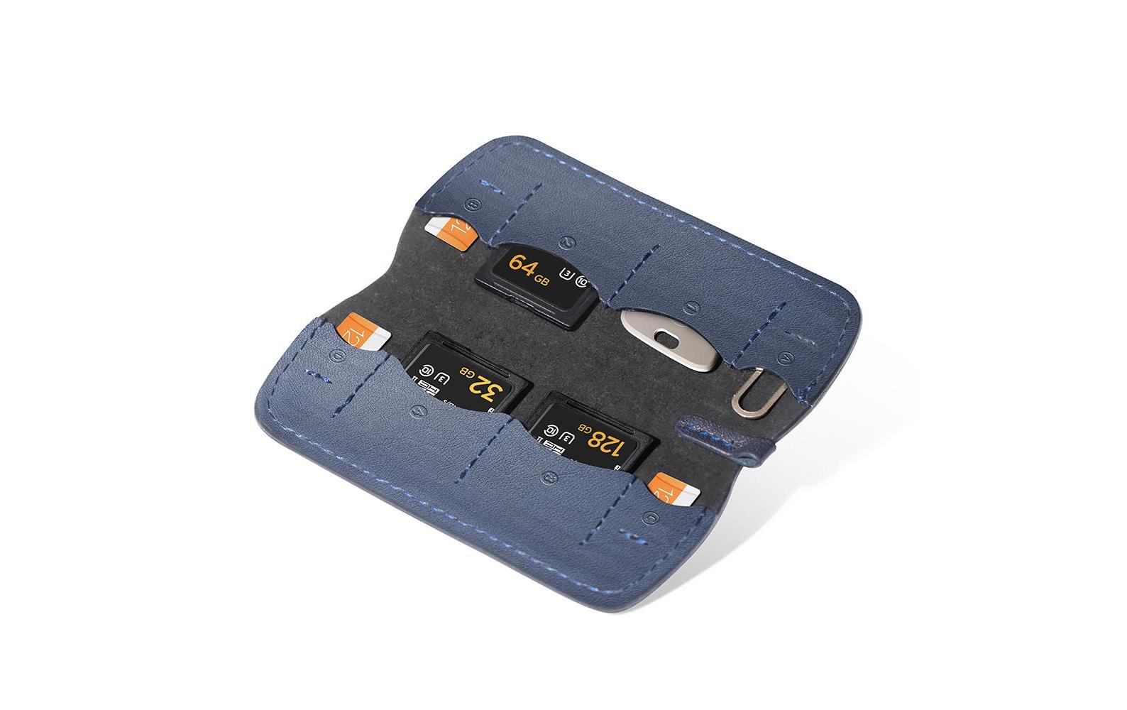 Speicherkarten-TascheSpeicherkarten-Tasche mit Mikrofaser-Innenfutter