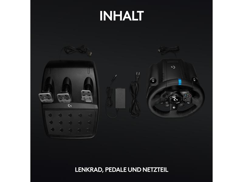 Logitech Lenkrad G923 TRUEFORCE für Xbox One / Series X / P Hochleistungs-Lenkrad- und Pedal-Set für Rennsimulationen