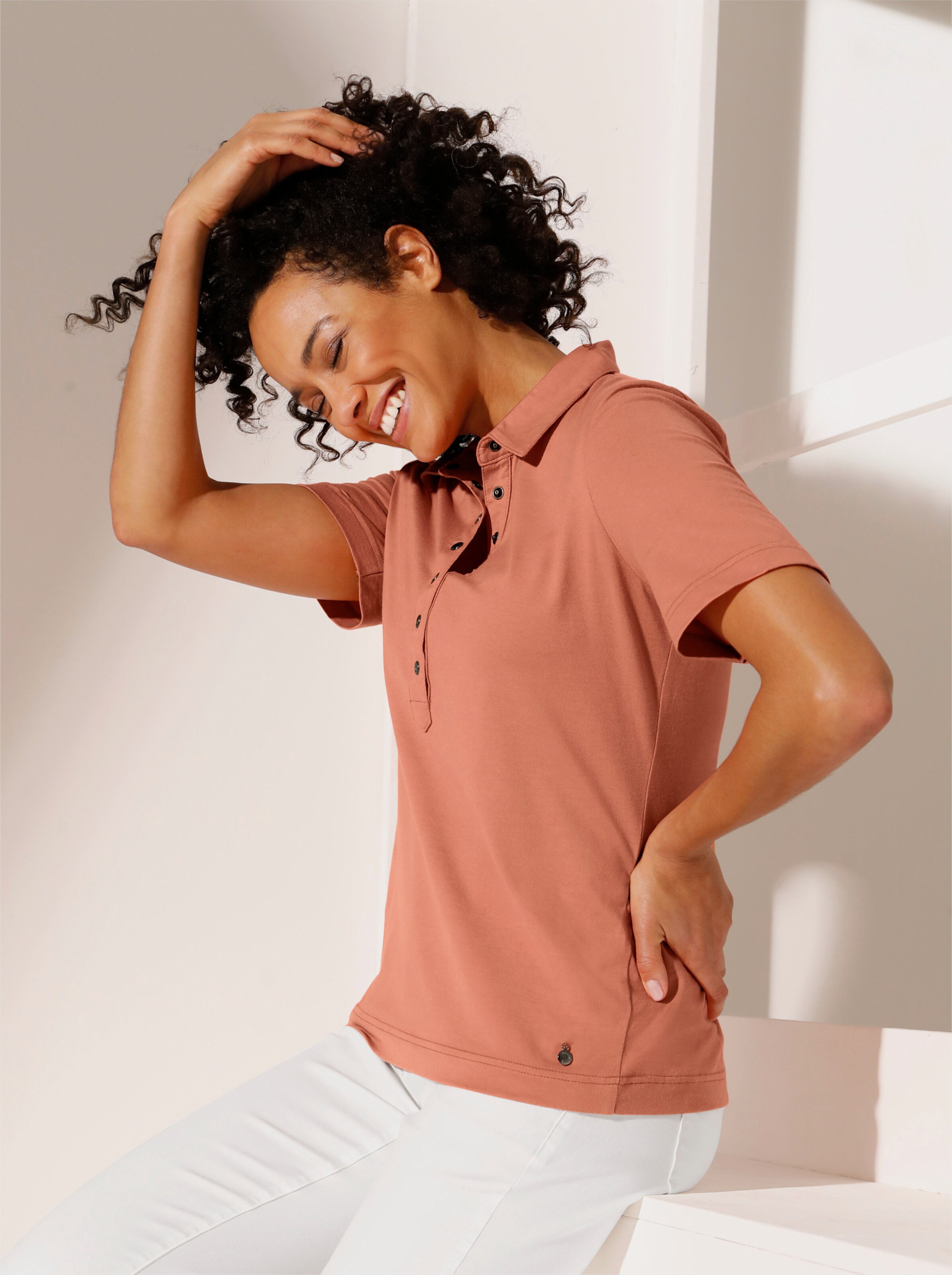 Pima-Baumwoll-Poloshirt