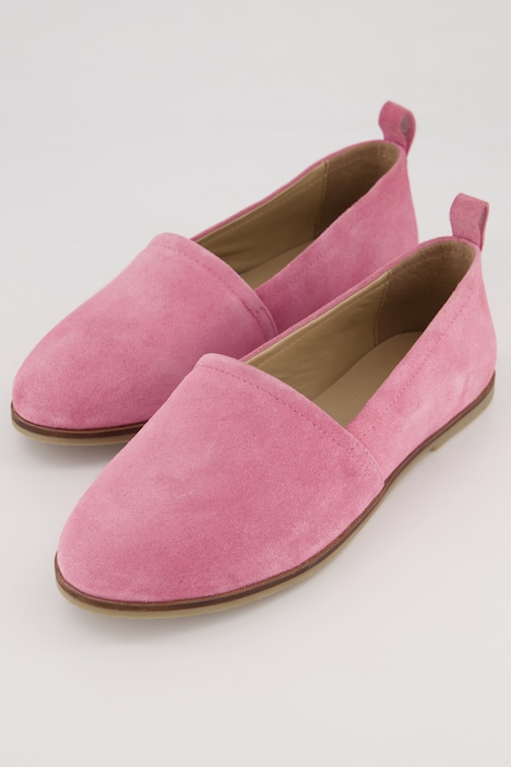 Slipper, weiches Veloursleder, Weite H