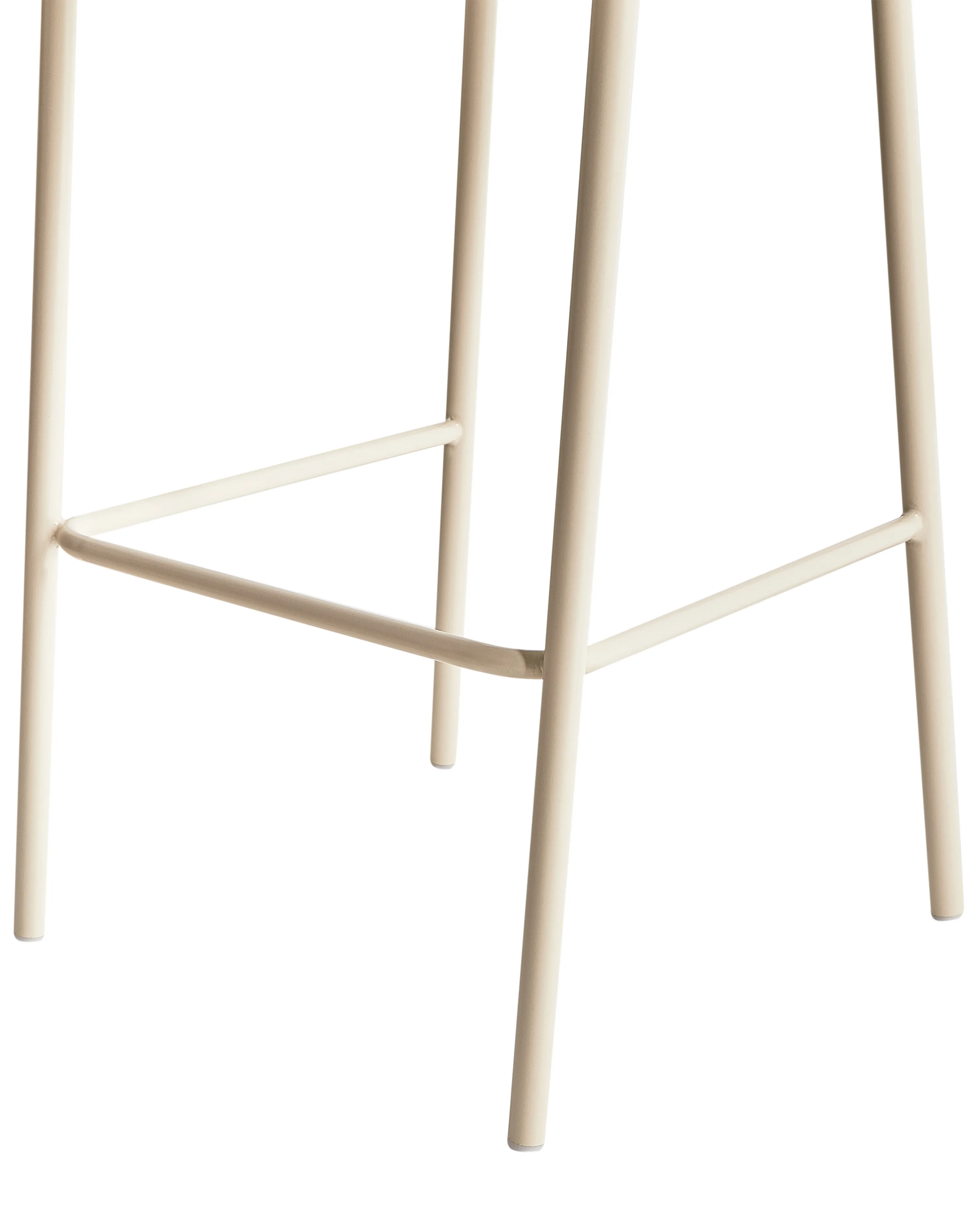 Set van 2 barstoelen MINA II Bouclé Lichtbeige