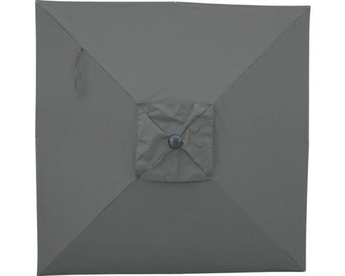 Soluna zweefparasol, Ø 300 cm, polyester (PES), donkergrijs