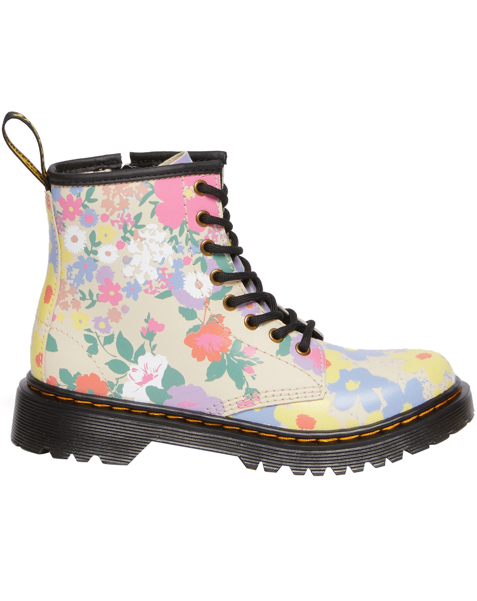 Schnürstiefel 1460 FLORAL MASH UP in bunt