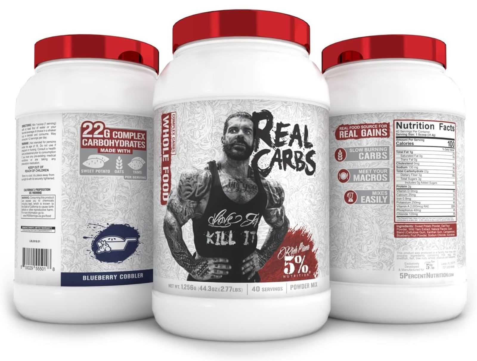 Rich Piana 5% Nutrição Carboidratos Reais 40 porções