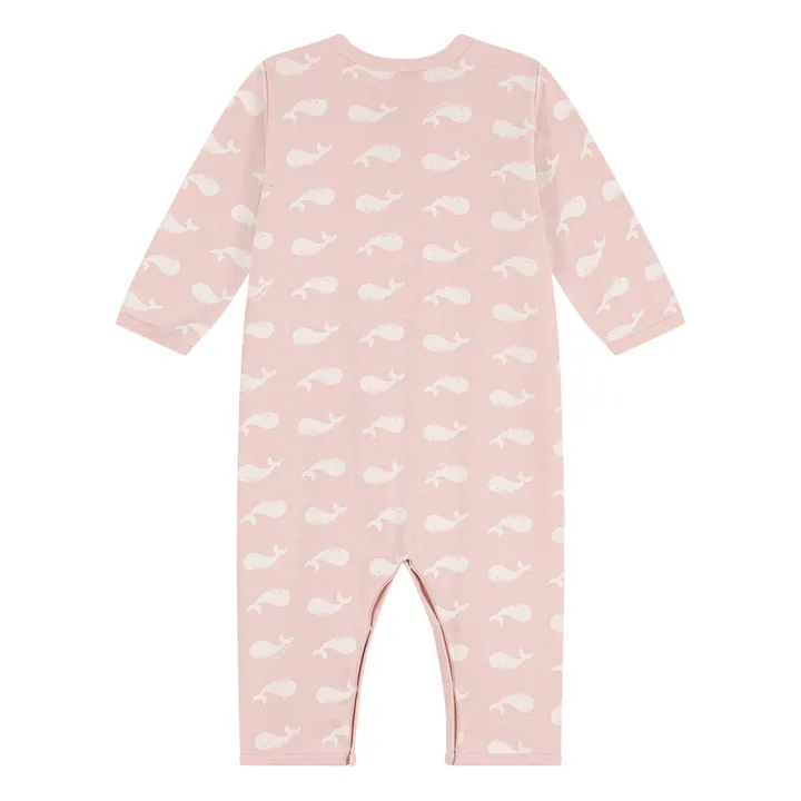 Petit Bateau Pyjama Milou Baleines | Rose