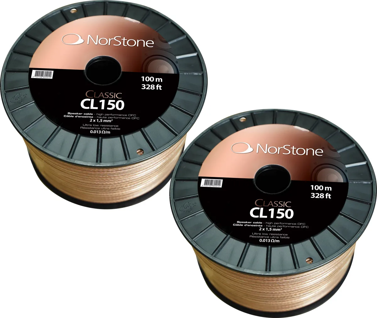 NorStone CL150 (200 m) Câbles d'enceintes en bobine