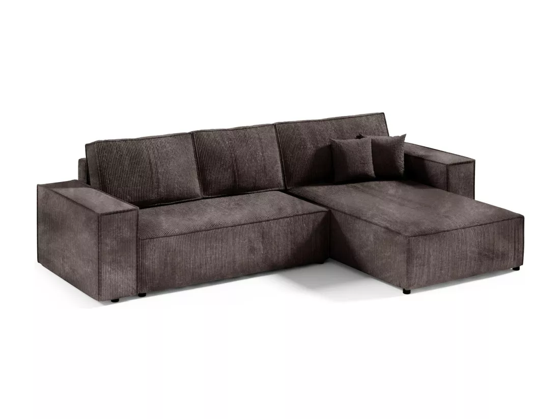 Canapé d'angle convertible MILLE L Braun