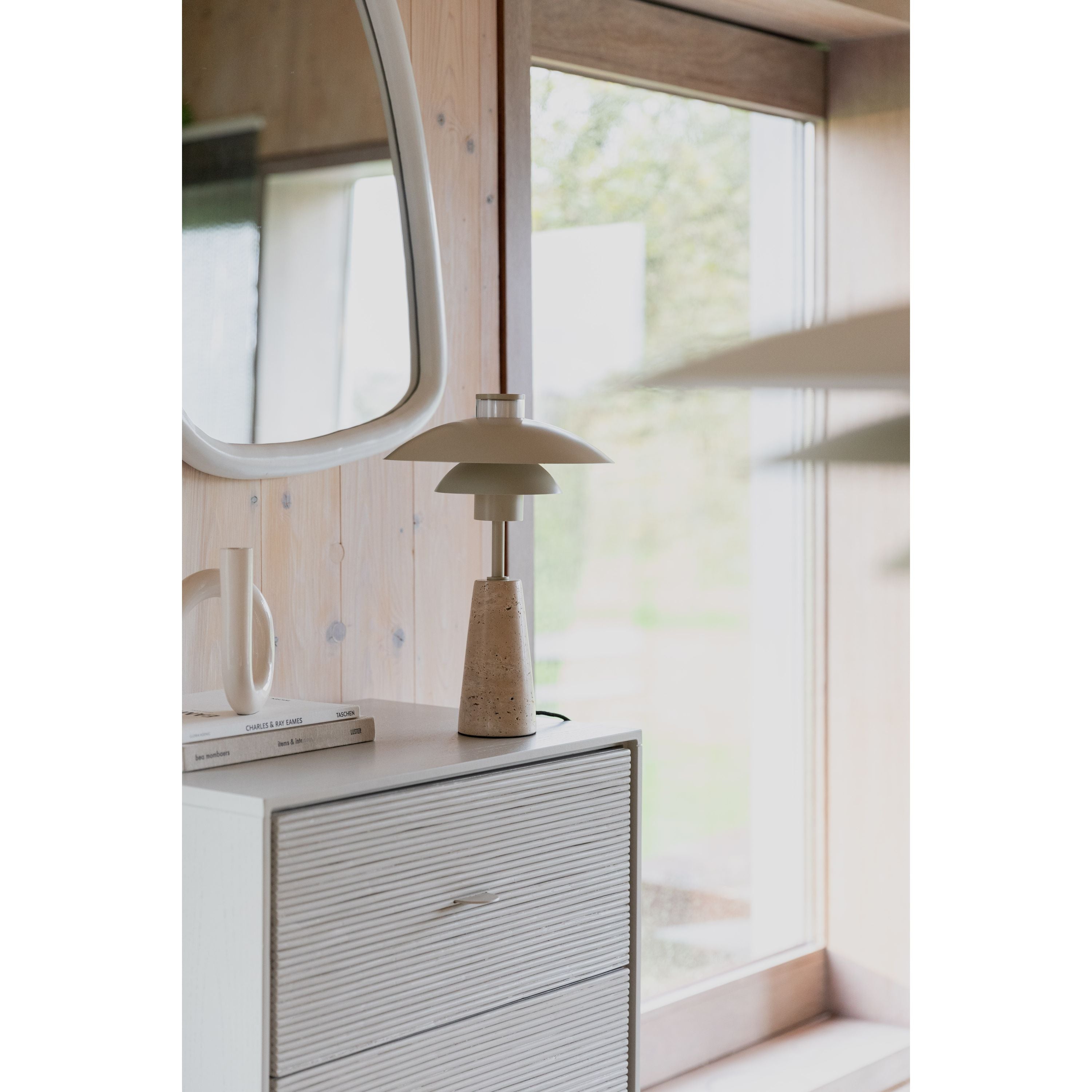 Zuiver Cole Tafellamp Metaal Beige