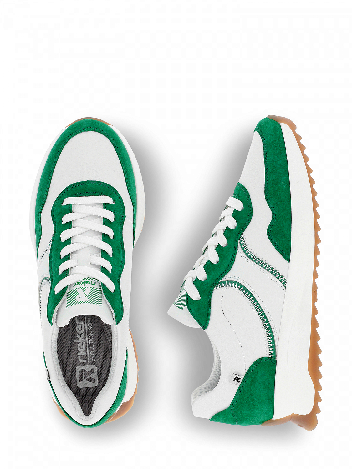 Rieker-Evolution Emerald Leather Sneaker