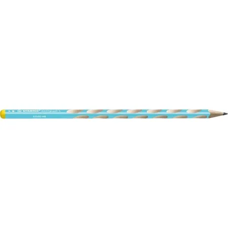 Schmaler Dreikant-Bleistift für Linkshänder - STABILO EASYgraph S in blau - 2er Pack - Härtegrad HB