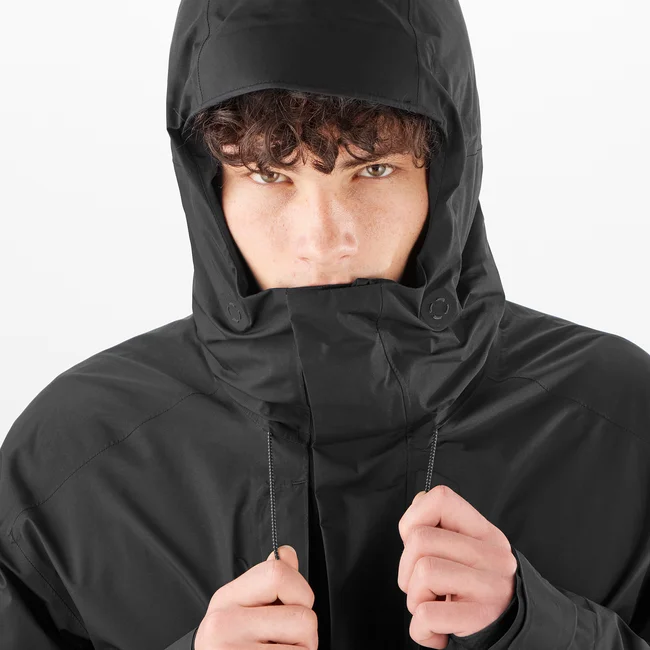PATROLLER GORE-TEX DOWN  Daunenparka mit Kapuze Herren DEEPBLACK