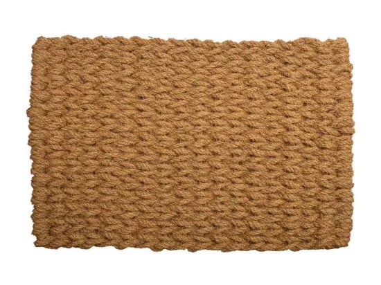 Tapis en corde de coco marron 90x60x3