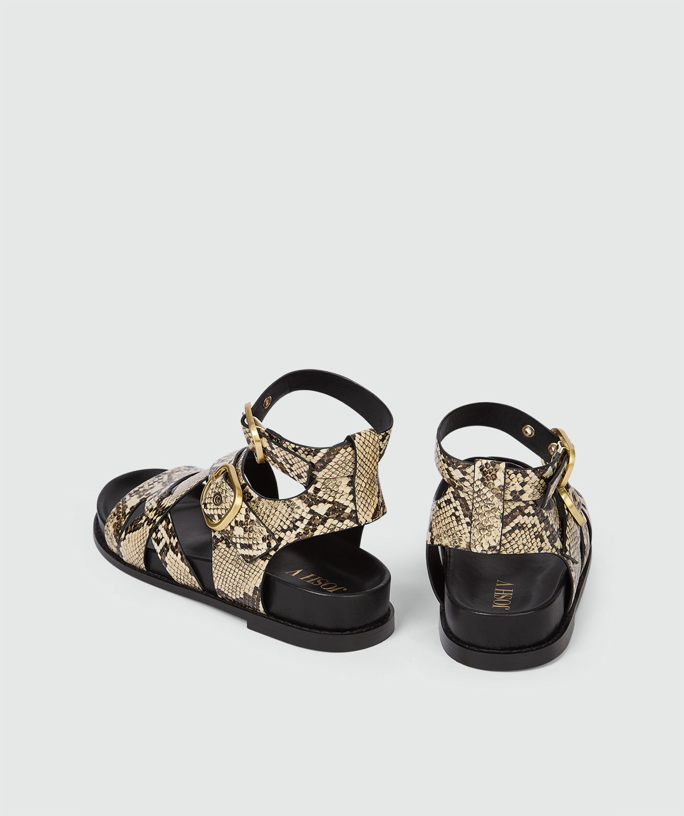 JV-SERENA sandalen met snake print - snake