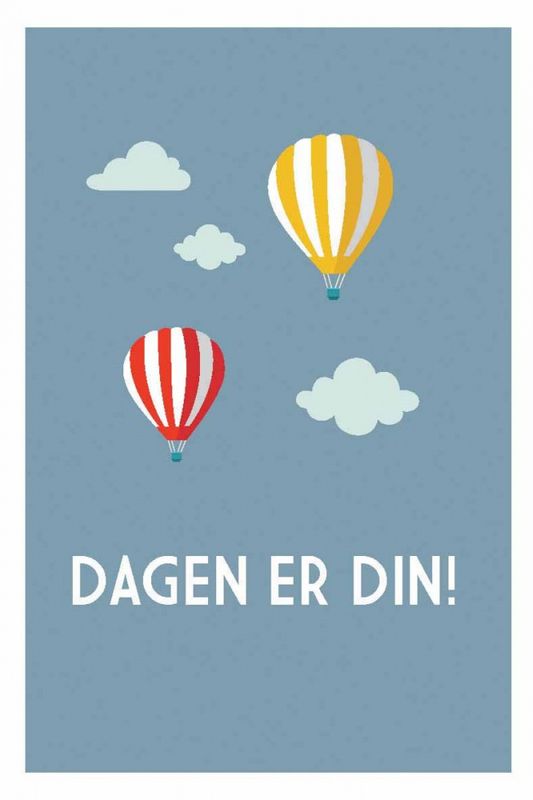 Kort, Dagen er Din, Blå