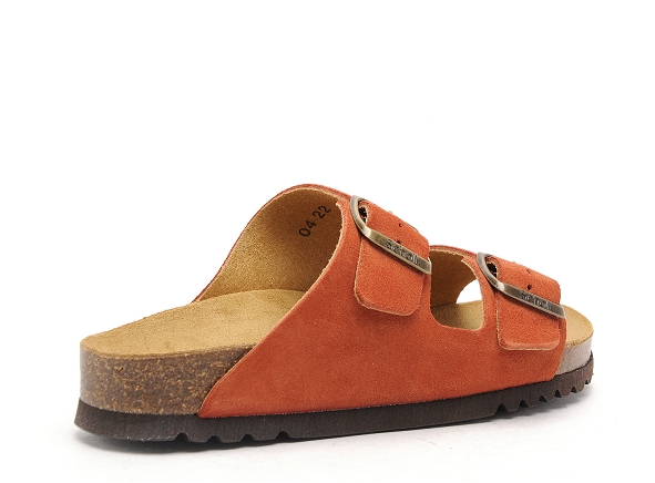 Scholl mules et sabots plats femme josephine 30050 orange