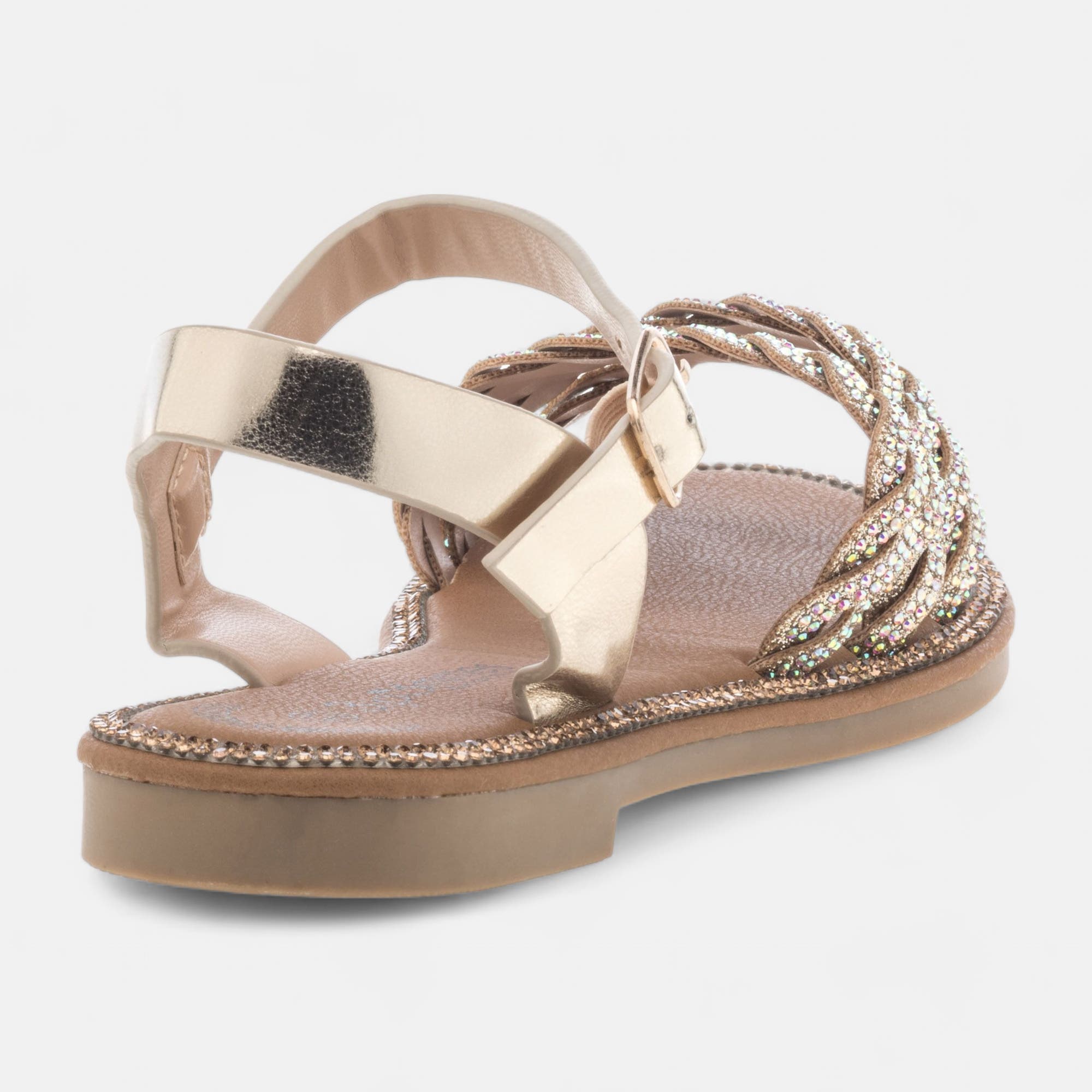 Nu-pieds Fille or