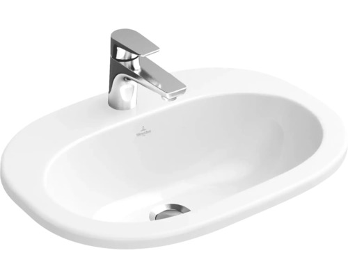 Villeroy & Boch O.novo inbouwwastafel, 56 cm, wit, 41615601