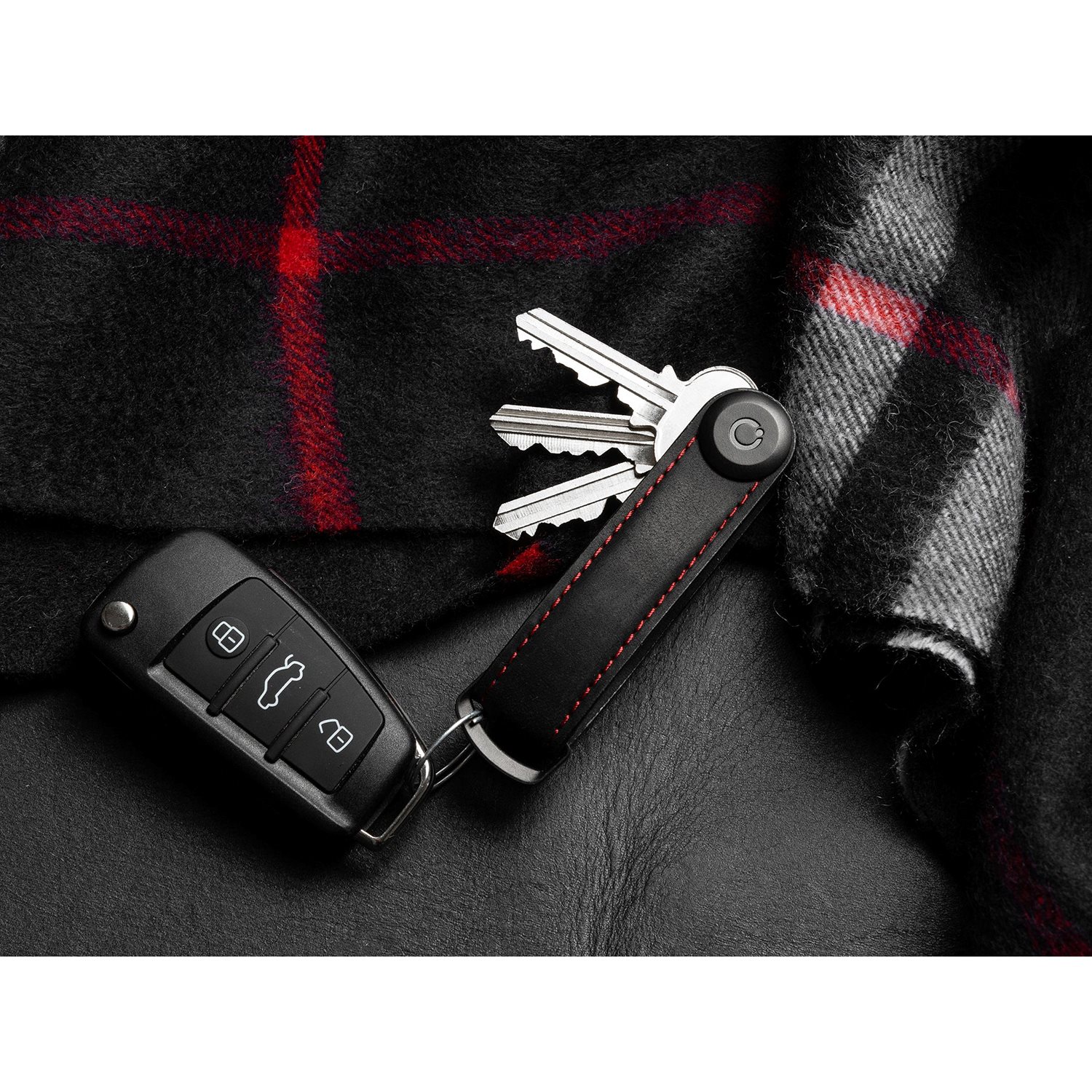 Orbitkey Premium Leather 2.0 Keyholder driftwood