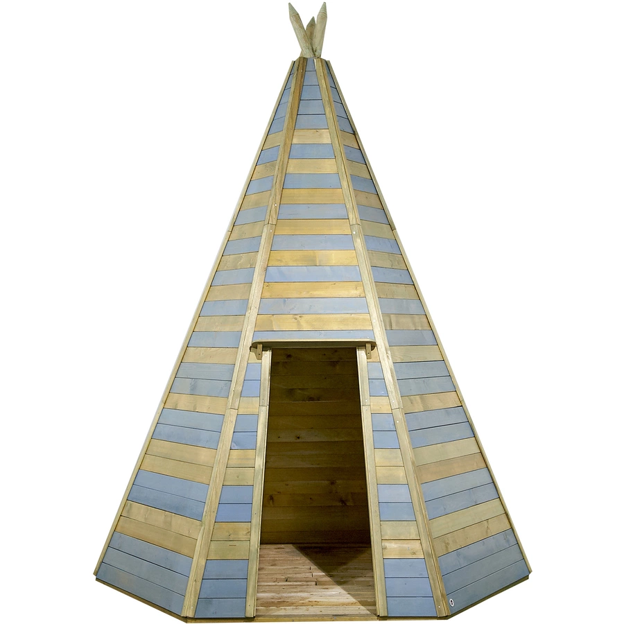 plum® Spielhaus Tipi aus Holz, 330 cm