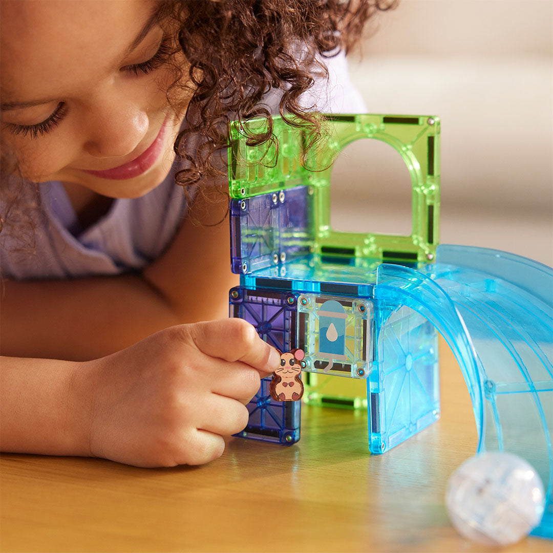 magna-tiles magnetische tegels hamster ball - 13st