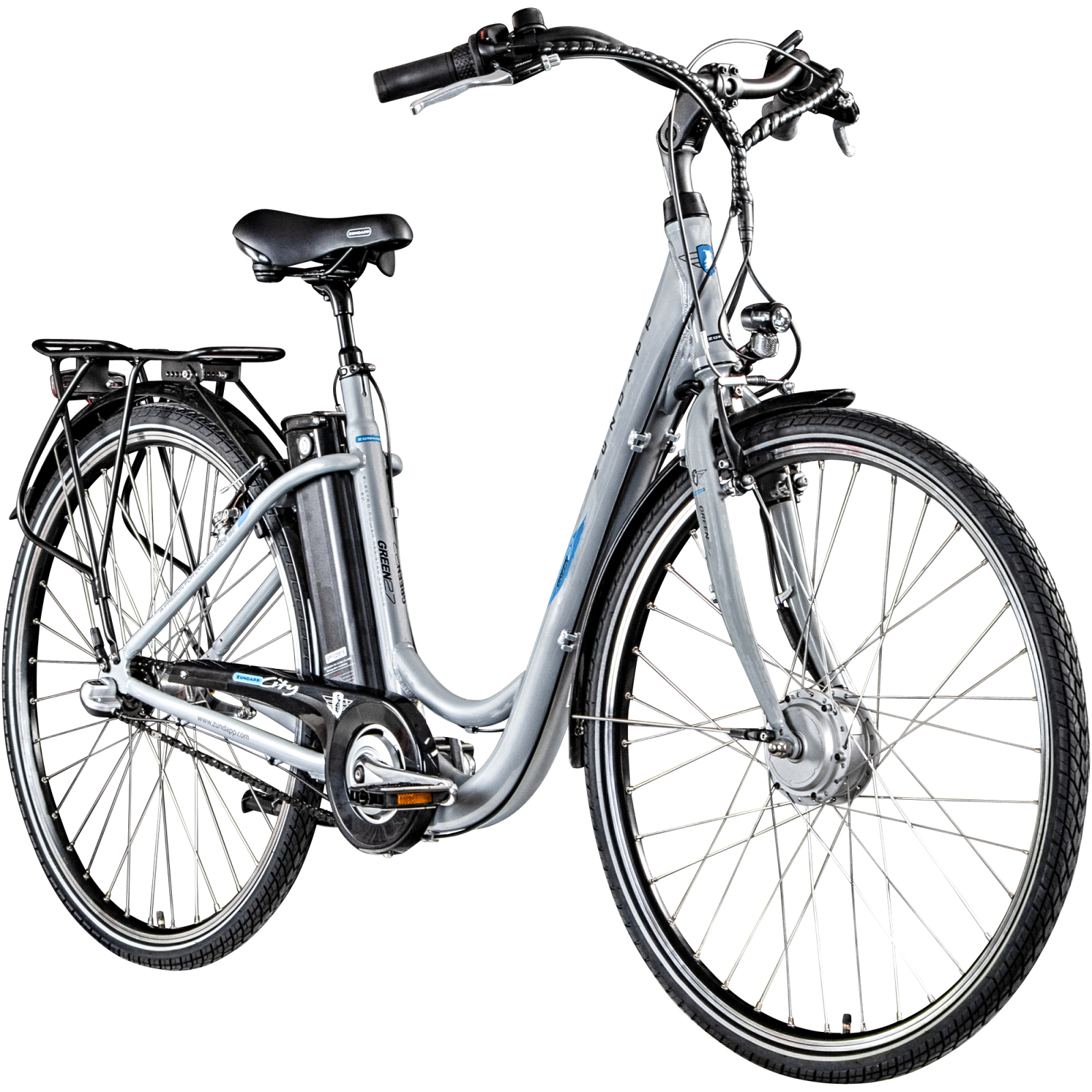 Zündapp Elektro-Damenrad GREEN 2.7 - grau - 28