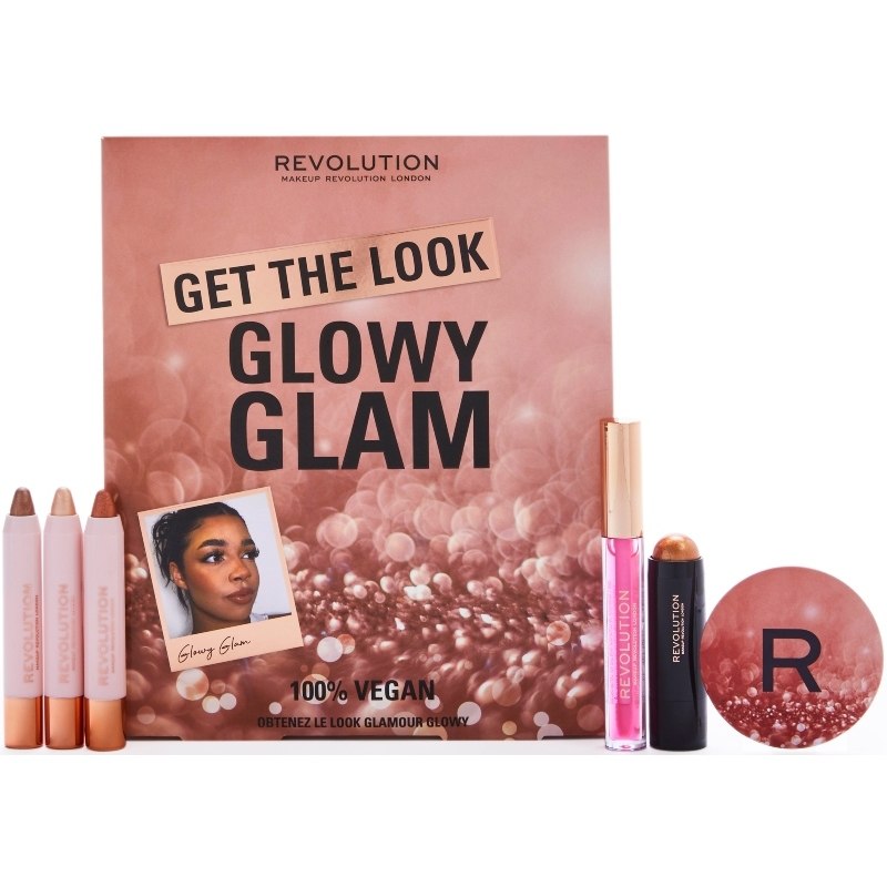 Makeup Revolution Get The Look: Glowy Glam Gift Set (Limited Edition)