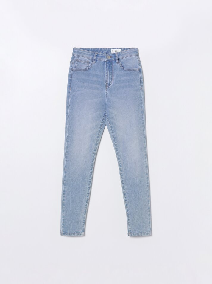 Calça jeans skinny - Azul claro