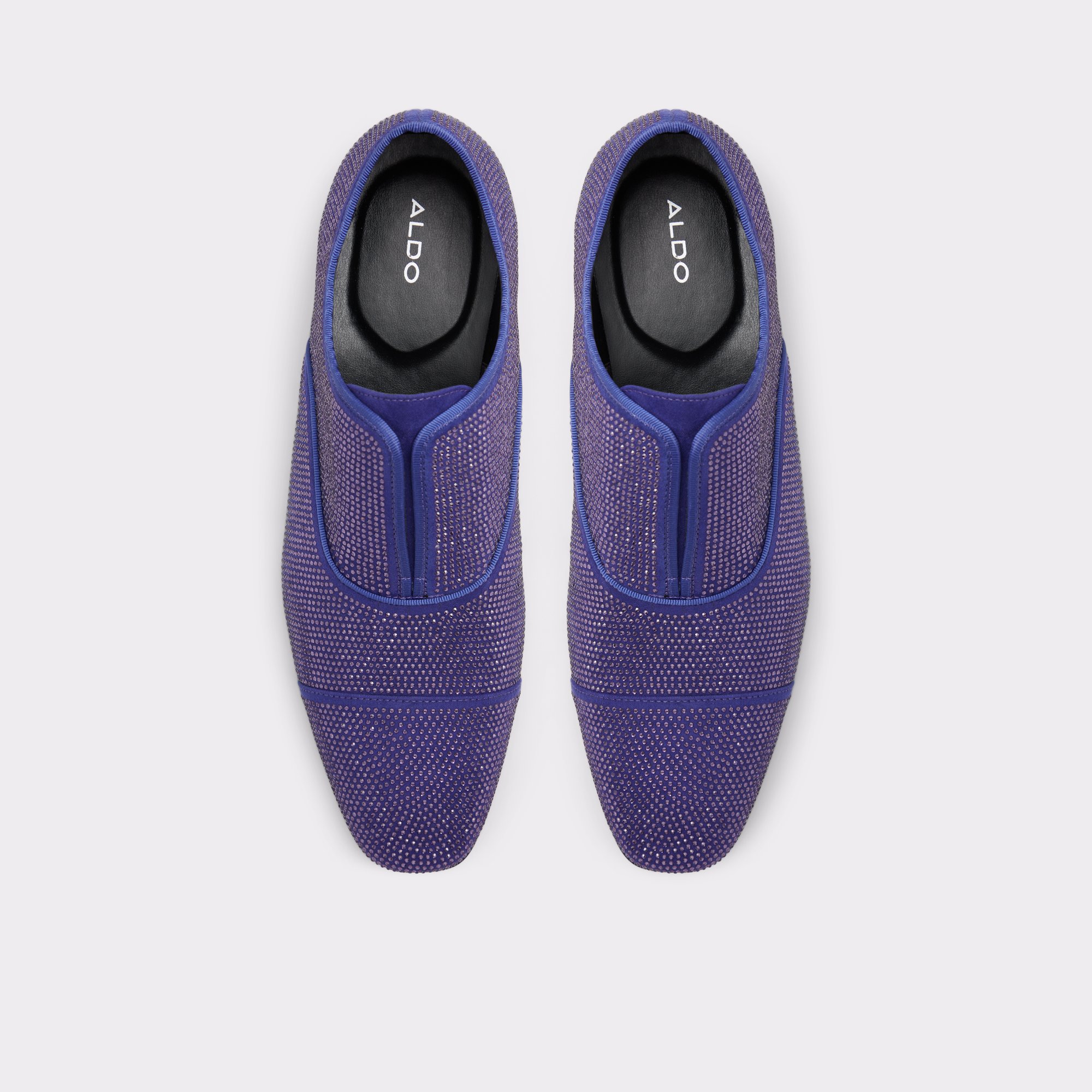 Bolivar Dark Purple Men Dress Shoes