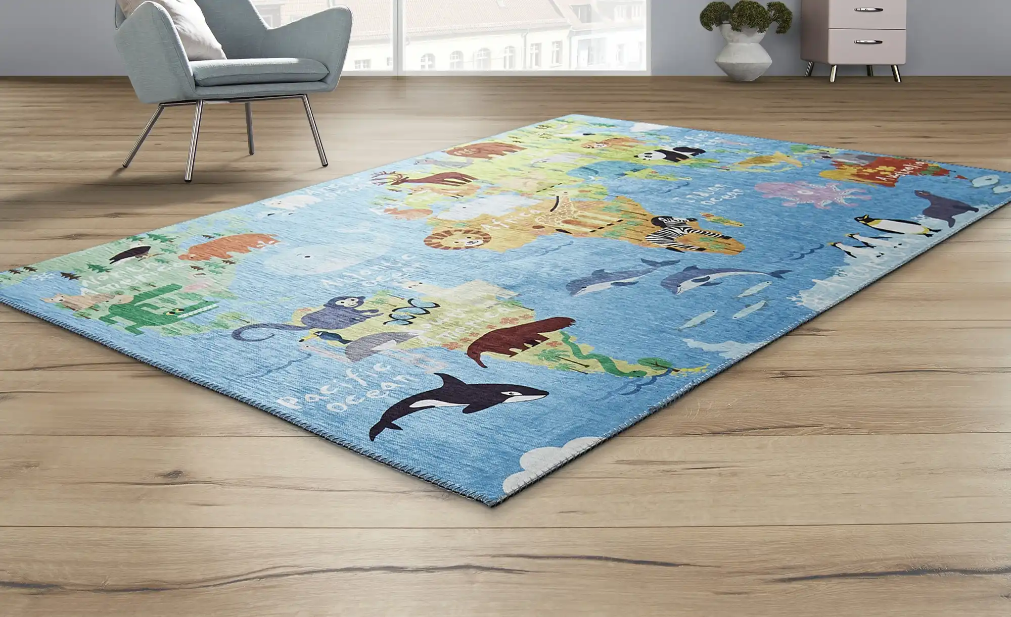Spielteppich  WORLD MAP
