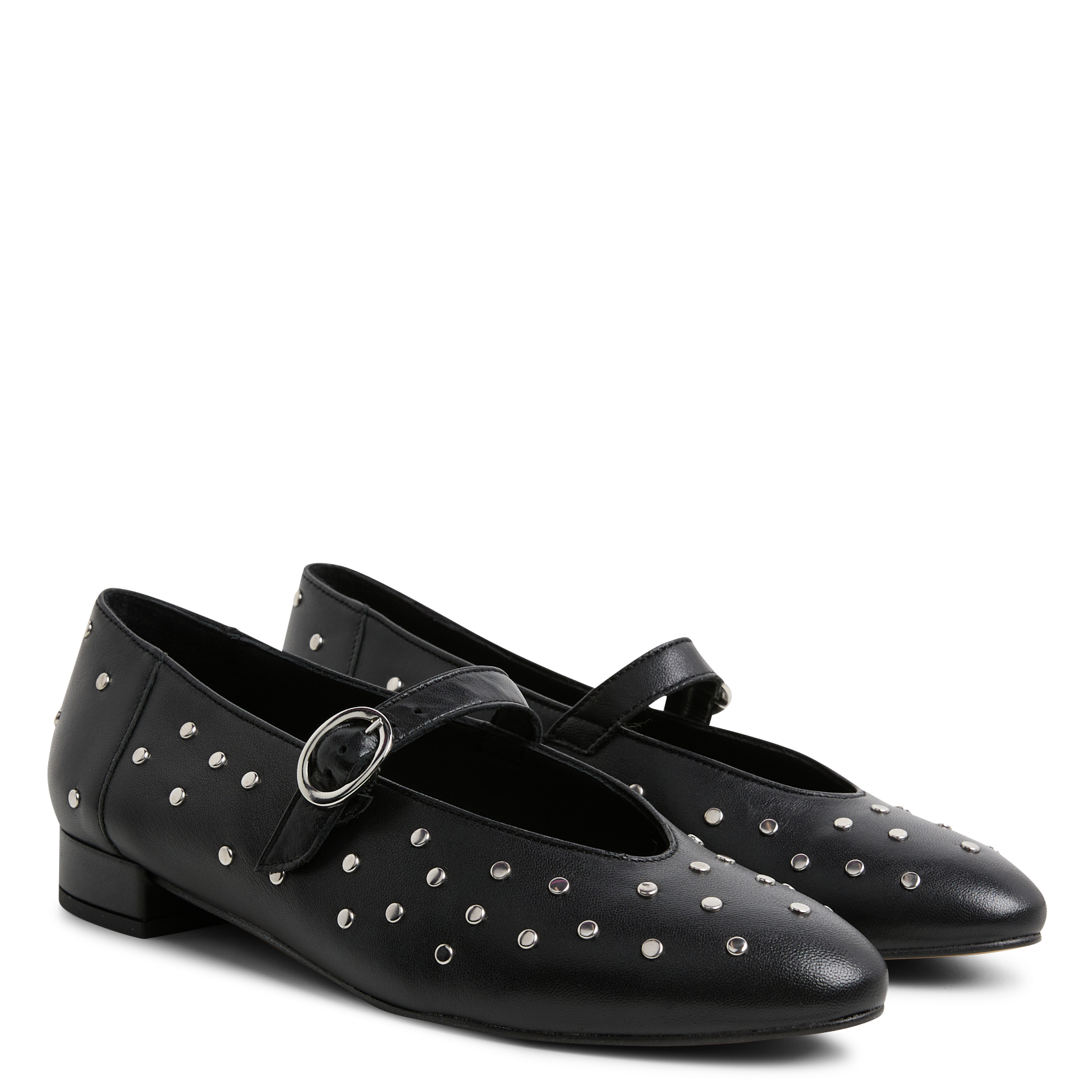 CASSANDRE - Ballerines en cuir | Noir
