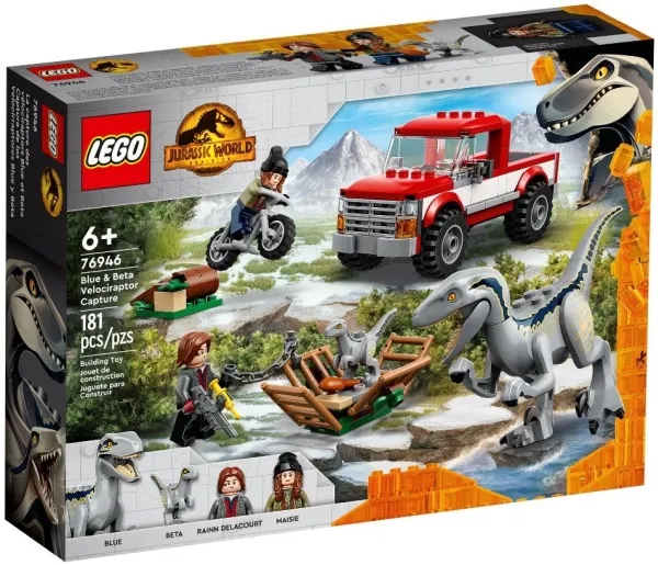 LEGO Jurassic World 76946 Blue og Beta – velociraptor-fangst