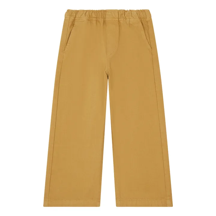 Hundred Pieces Pantalon Coton Bio Taille Elastiquée | Beige