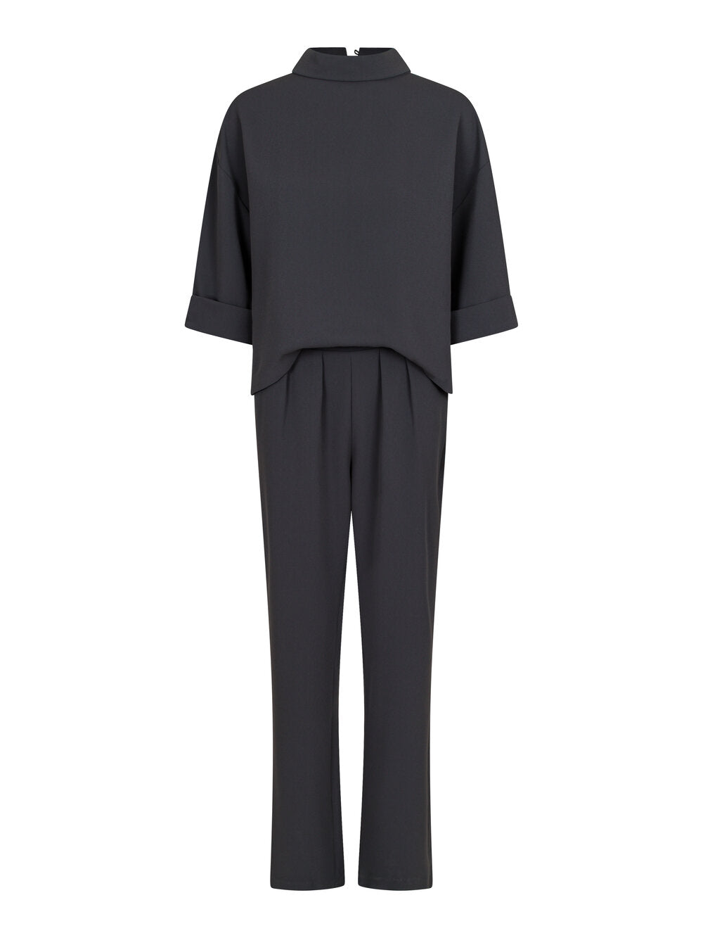 Neo Noir  Arlo Crepe buksedragt - Navy