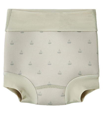 Lil' Atelier BleBådebukser - NbmFero - Moss Gray