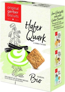 Gerber Hafer Quark Biscuits Bio, 160 g