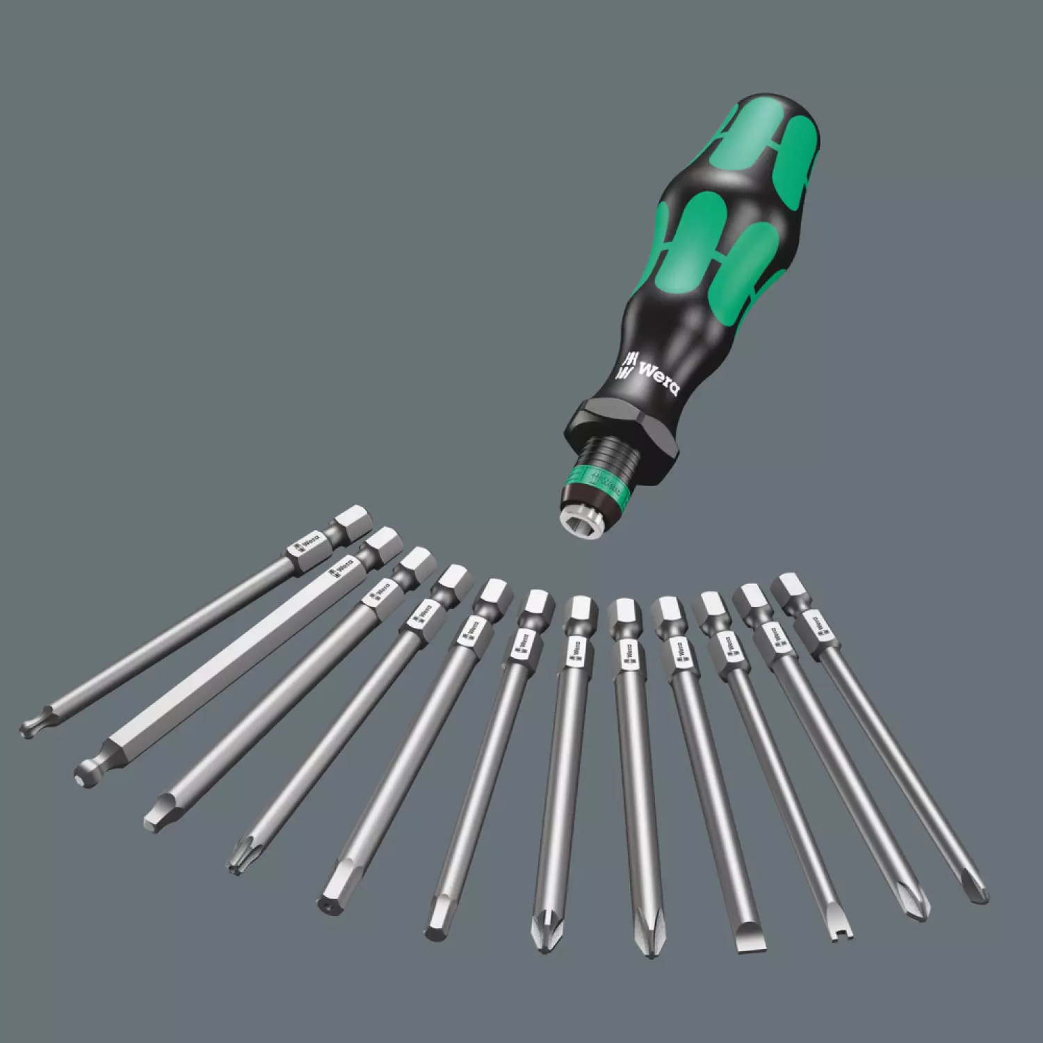 Wera 5059294001 17-delige Kraftform Kompakt 60 KK Schroevendraaierset in etui
