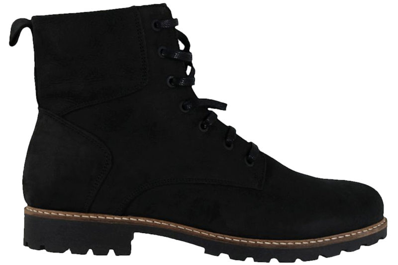 NEW FEET STØVLE I SORT NUBUCK