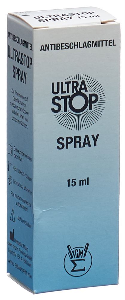 ULTRASTOP Antibeschlag<br>15 ml, Spray