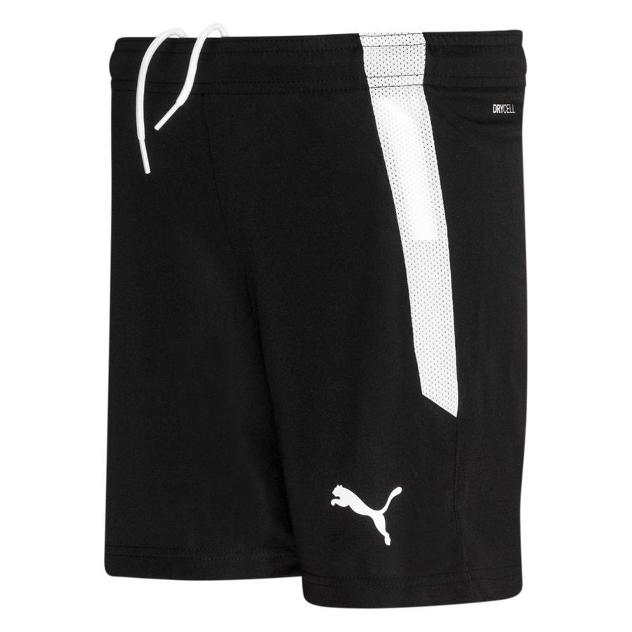 PUMA teamLIGA Short Junior - Noir/Blanc