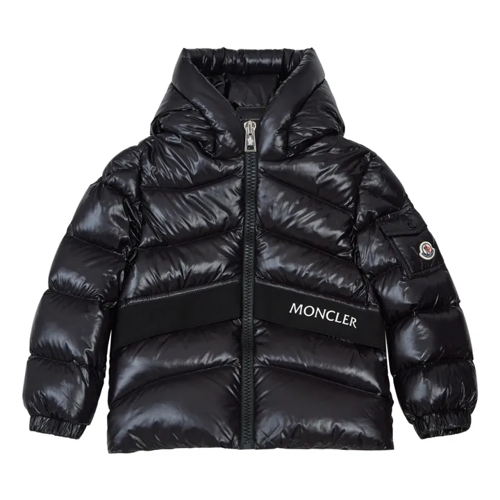 Moncler Doudoune Logo Groseiller | Noir