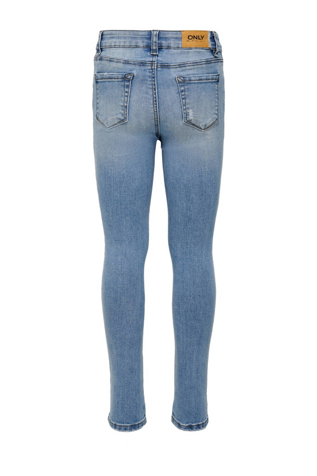 ONLY high waist skinny fit jeans KONRACHEL light medium blue denim