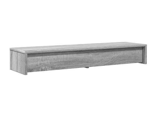 Support de moniteur avec tiroirs sonoma gris bois d'ingénierie