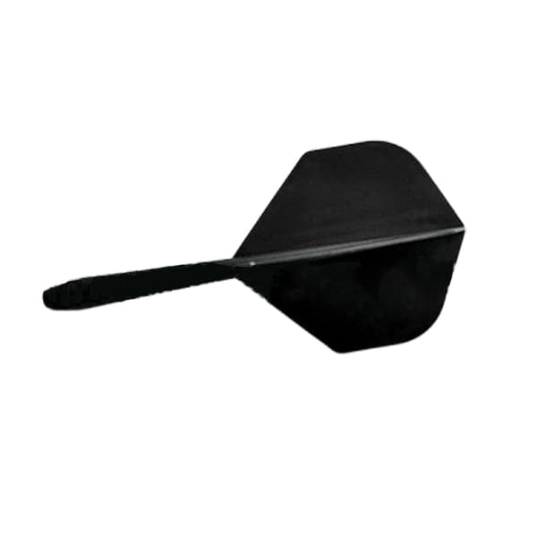 INF Svarte dartskaft i plast - 6-pakning  12