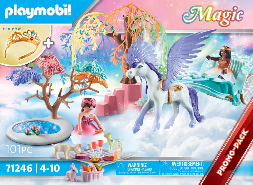 CALECHE ET CHEVAL AILE - 71246