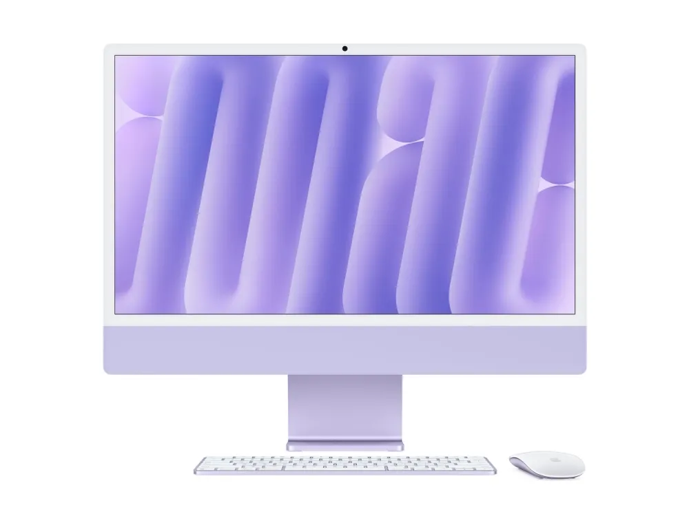 Apple iMac with 4.5K Retina display - Alt-i-én M4 - RAM 16 GB - SSD 512 GB - Apple M4 10-core - Gigabit Ethernet, IEEE 802.11ax (Wi-Fi 6E), Bluetooth 5.3 - macOS Sequoia 15.0 - skærm: LED 24