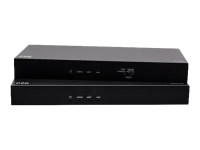 C2G HDMI HDBaseT   3.5mm, USB-B to A, and RS232 over Cat Extender Box Transmitter to Box Receiver - 4K 60Hz - Video/audio/USB/seriel forlænger - sender - HDMI, HDBaseT 2.0 - over CAT 5e/6/6a/7 - op til 70 m