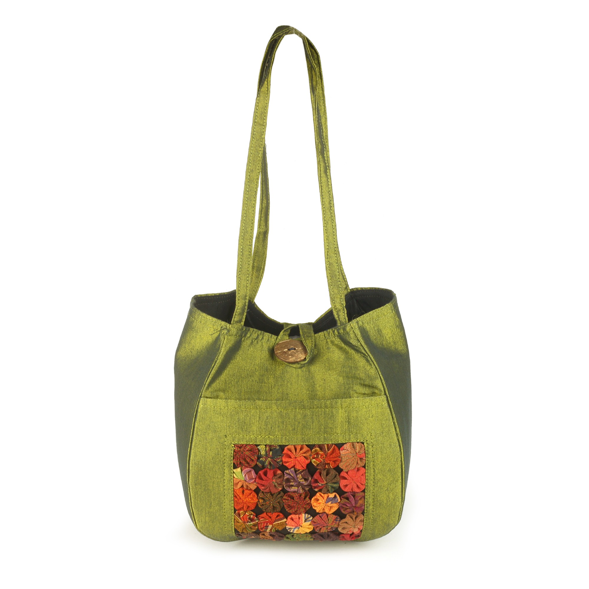 Papaya-Tasche, olive, H 25 cm, B 15 cm, T 15 cm günstig bestellen